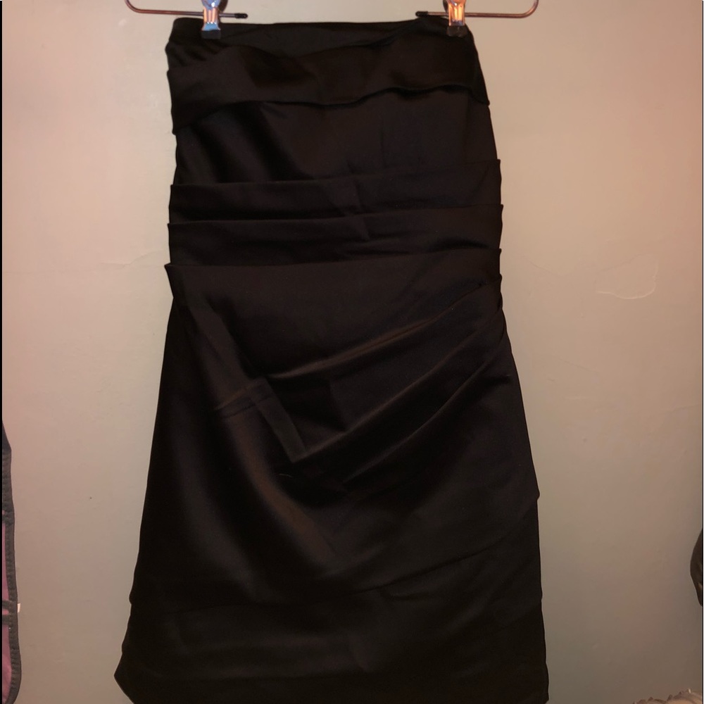 black cocktail dress